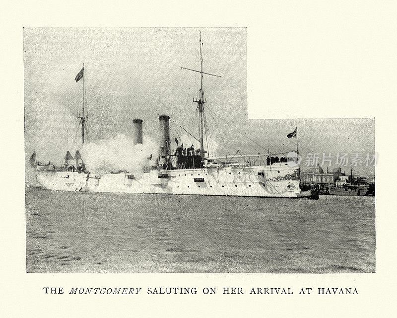 USS Montgomery (C-9)，美国海军战舰，无保护巡洋舰，1890年